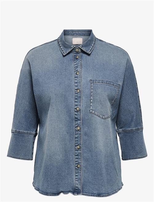 ONLY Carmakoma | Cargrace 3/4 Stud Dnm Shirt Gua | 42