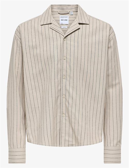 ONLY & SONS | Onsemilo Casual Linen Ls Shirt 0256 | L