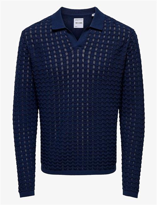 ONLY & SONS | Onsantonio Ls 12 Resort Crochet Polo | L