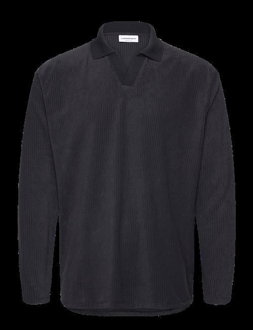 Lindbergh | V-Neck Jacquard Polo L/S | S