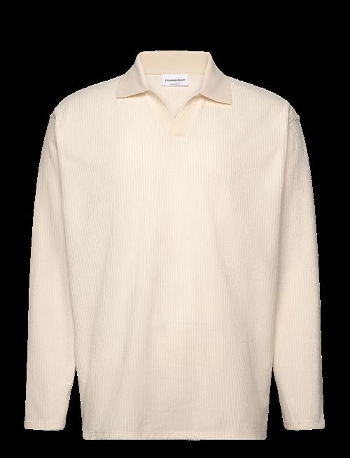 Lindbergh | V-Neck Jacquard Polo L/S | XL