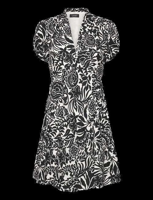 Lauren Ralph Lauren | Floral Crepe Short-Sleeve Dress | 38