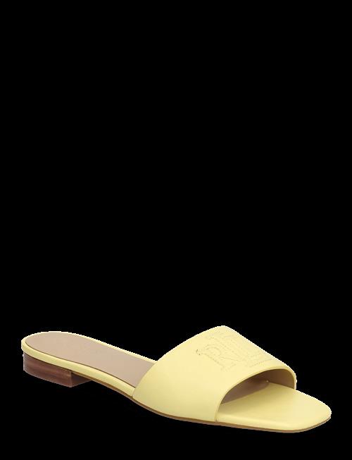 Lauren Ralph Lauren | Everley Nappa Leather Slide Sandal | 36
