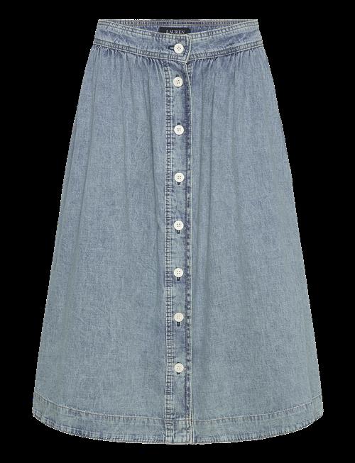 Lauren Ralph Lauren | Button-Front Denim Skirt | 40