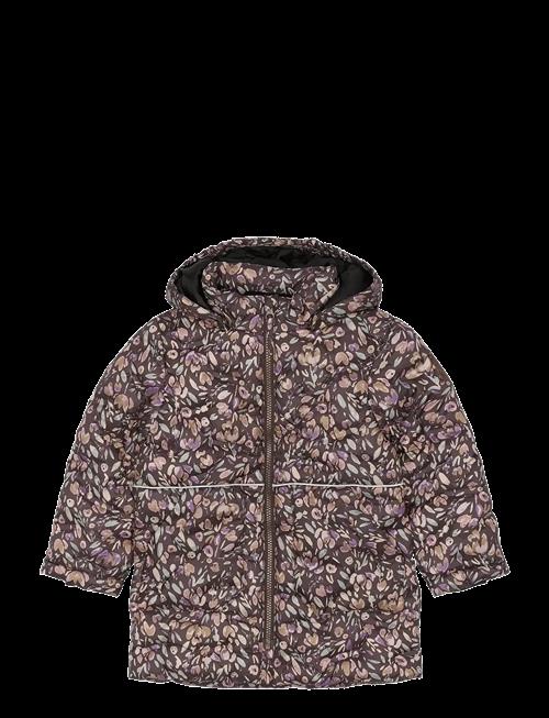 mikk-line | Long Puffer Jacket Aop Rec. | 104