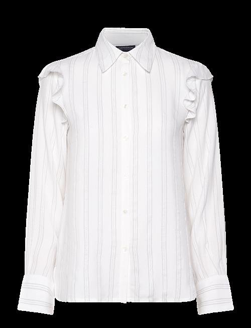 Se Lexington Clothing | Jacquard Weave Ruffle Blouse | XS hos Booztlet