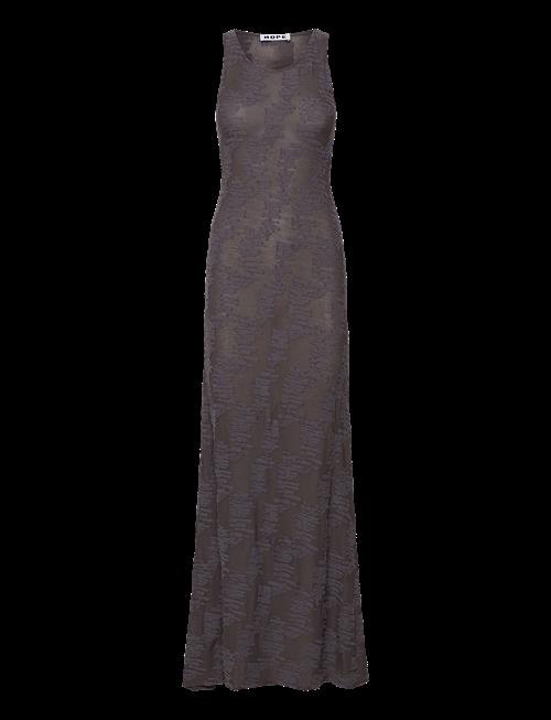 Hope | Seaside Dress Plum Grey Jacquard | 38