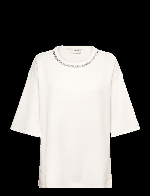 Cream | Crsillar Short Sleeve Pullover | M