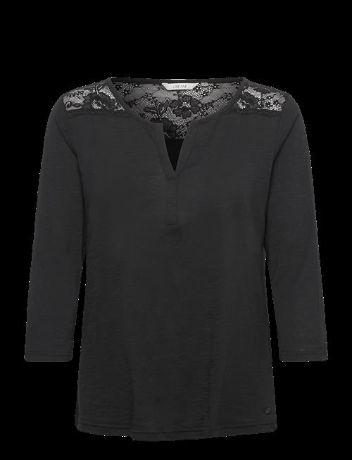 Cream | Crjanny Lace Jersey Blouse | S