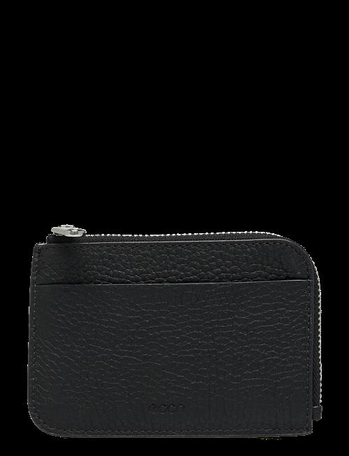 ECCO | Card Case Zipped Pebbled Leather | ONE SIZE