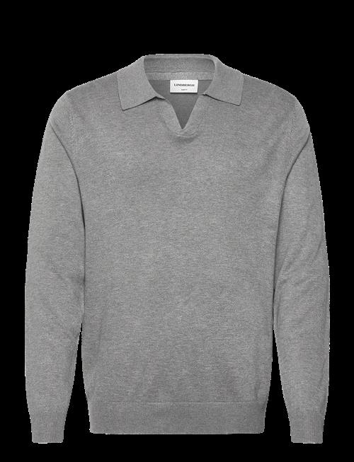Lindbergh | Ecovero L/S V-Neck Polo | L