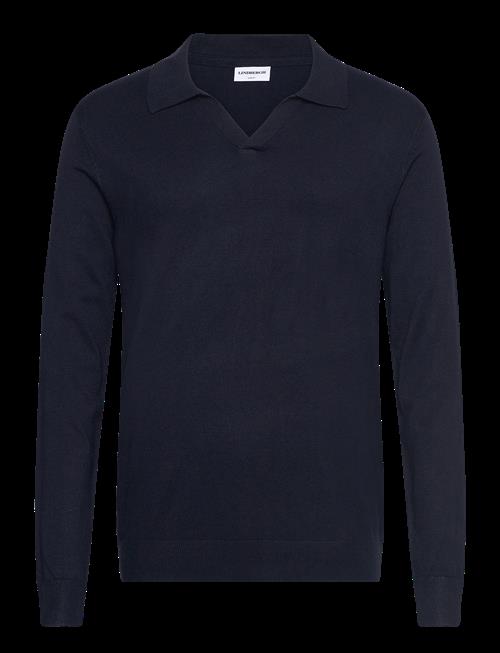 Lindbergh | Ecovero L/S V-Neck Polo | M