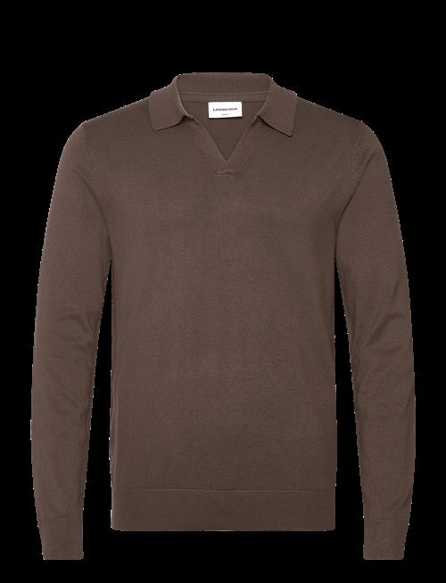 Lindbergh | Ecovero L/S V-Neck Polo | XL