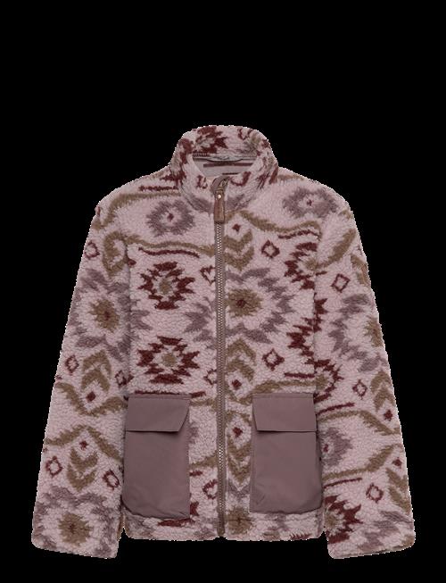 mikk-line | Teddy Mix Jacket Aop | 80