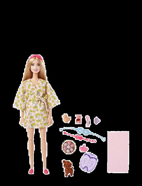 Barbie | Fashionistas Doll With Puppy, Kids Toys, Self-Care Spa Day | ONE SIZE