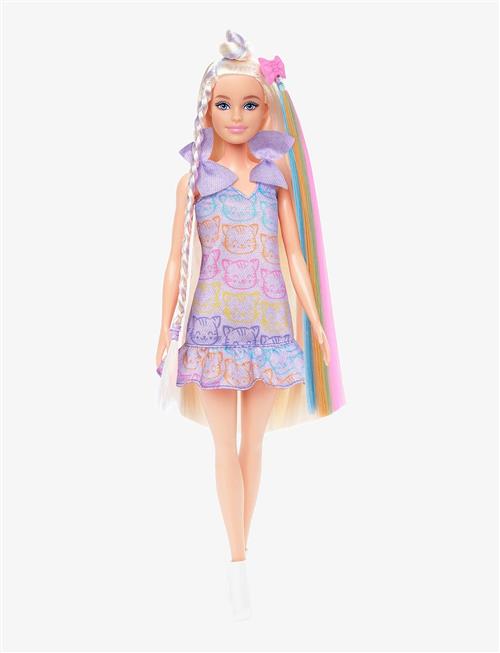 Barbie | Fun & Fancy Doll & Accessories, Blonde Fashion Doll With Extra-Long Hair & 2 Looks | ONE SIZE