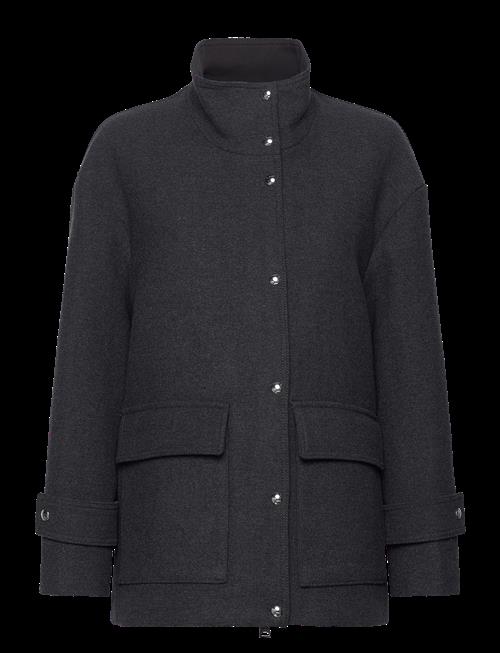 Mango | High Neck Midi Wool Coat | S