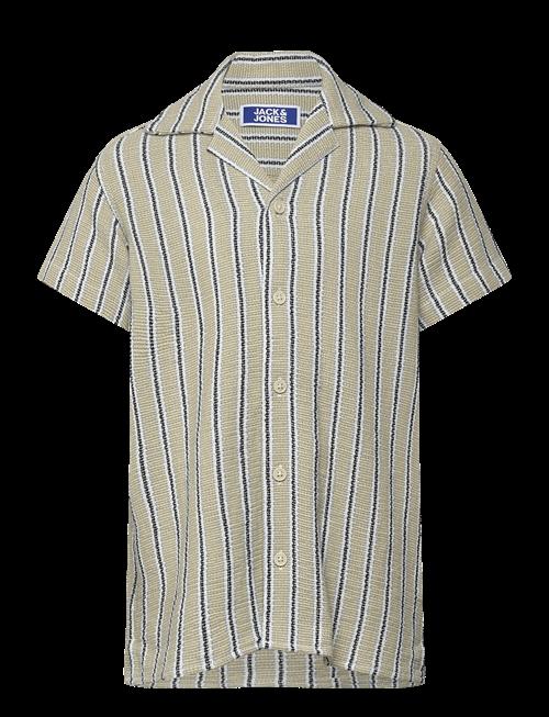 Jack & Jones | Jjecoba Stripe Resort Shirt Ss Sn Jnr | 152
