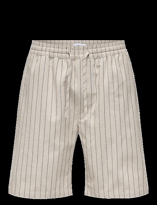 ONLY & SONS | Onstinus Loose 0256 Linen Shorts | XS
