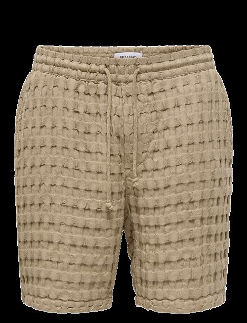ONLY & SONS | Onstel Braddock Waffle Shorts | XS