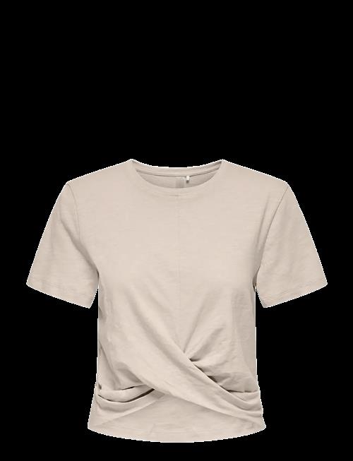 Only Play | Onpcute On Ss Crop Knot Jrs Top | M