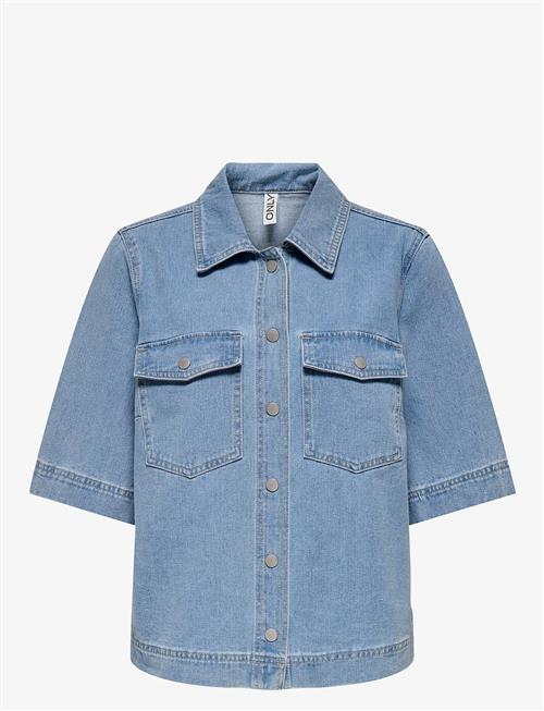 ONLY | Onlbelle S/S Shirt Dnm Gua Noos | L