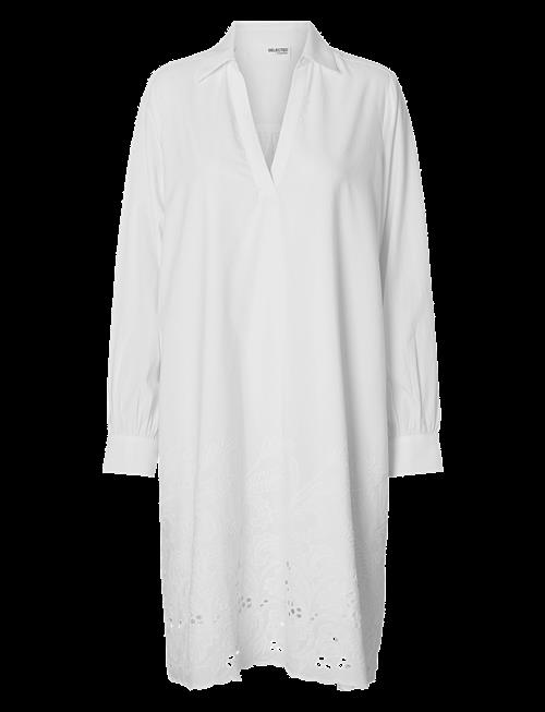 Selected | Slfdahlia Ls Short Broderi Dress B | 38