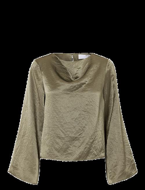 Selected | Slfselene Ls Draped Neckline Top B | 36