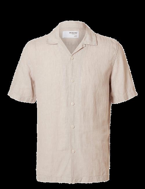 Selected | Slhrlxkylian Linen Ss Shirt Resort | L