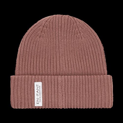 EnFant Beanie w. Lining Burlwood Burlwood-52 cm  Lyserød  52 cm
