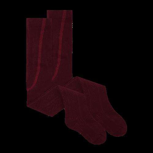 EnFant Stockings 2-pack Burgundy Burgundy-104/110 cm  Rød  104/110 cm
