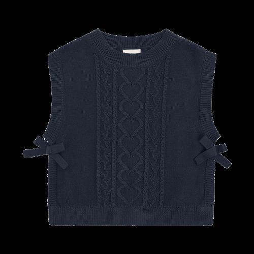 EnFant Slipover Knit Parisian Night Parisian Night-134 cm  Marineblå  134 cm