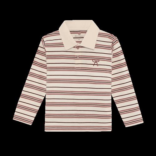 EnFant Polo Shirt LS Pearled Ivory Pearled Ivory-104 cm  Beige  104 cm