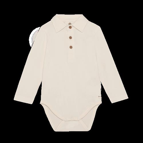 EnFant Body LS Polo Pearled Ivory Pearled Ivory-92 cm  Beige  92 cm