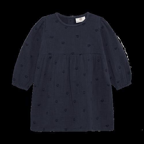 EnFant Dress LS Woven Parisian Night Parisian Night-86 cm  Marineblå  86 cm