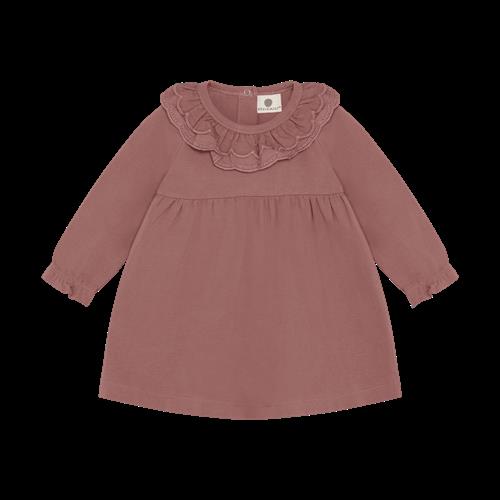 EnFant Dress LS Collar Burlwood Burlwood-80 cm  Lyserød  80 cm