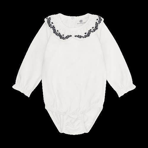 EnFant Body LS Collar Egret Egret-86 cm  Hvid  86 cm
