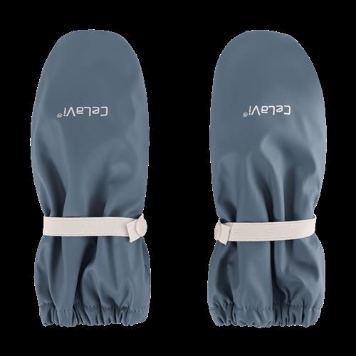Celavi Padded PU-mittens w.fleece Stormy Weather Stormy Weather-2-4 Y  Blå  2-4 år
