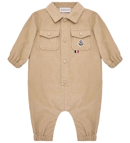 Moncler Heldragt - Fløjl - Beige