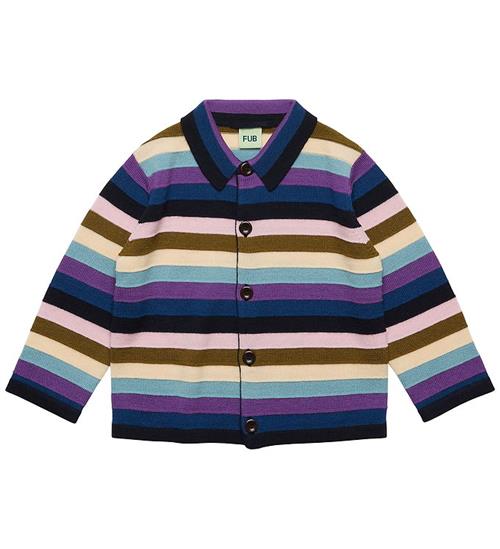 FUB Cardigan - Uld - Multi Stripe