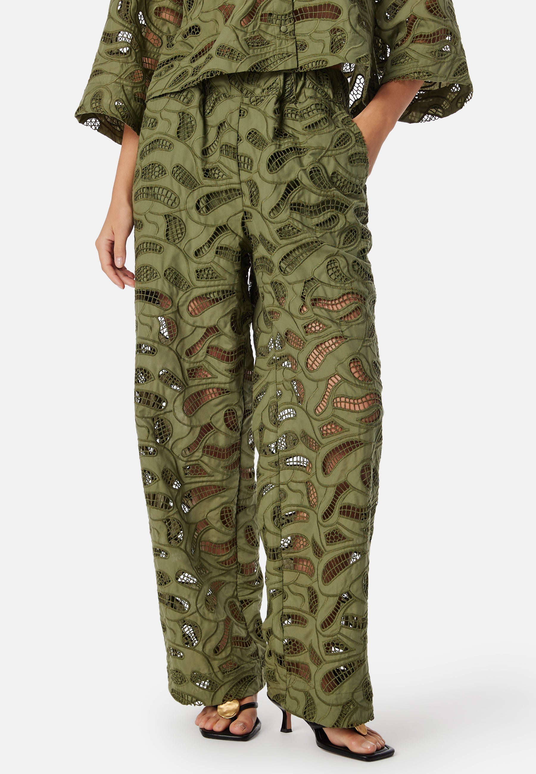 SELECTED Slfallia HW  Broderi Pant