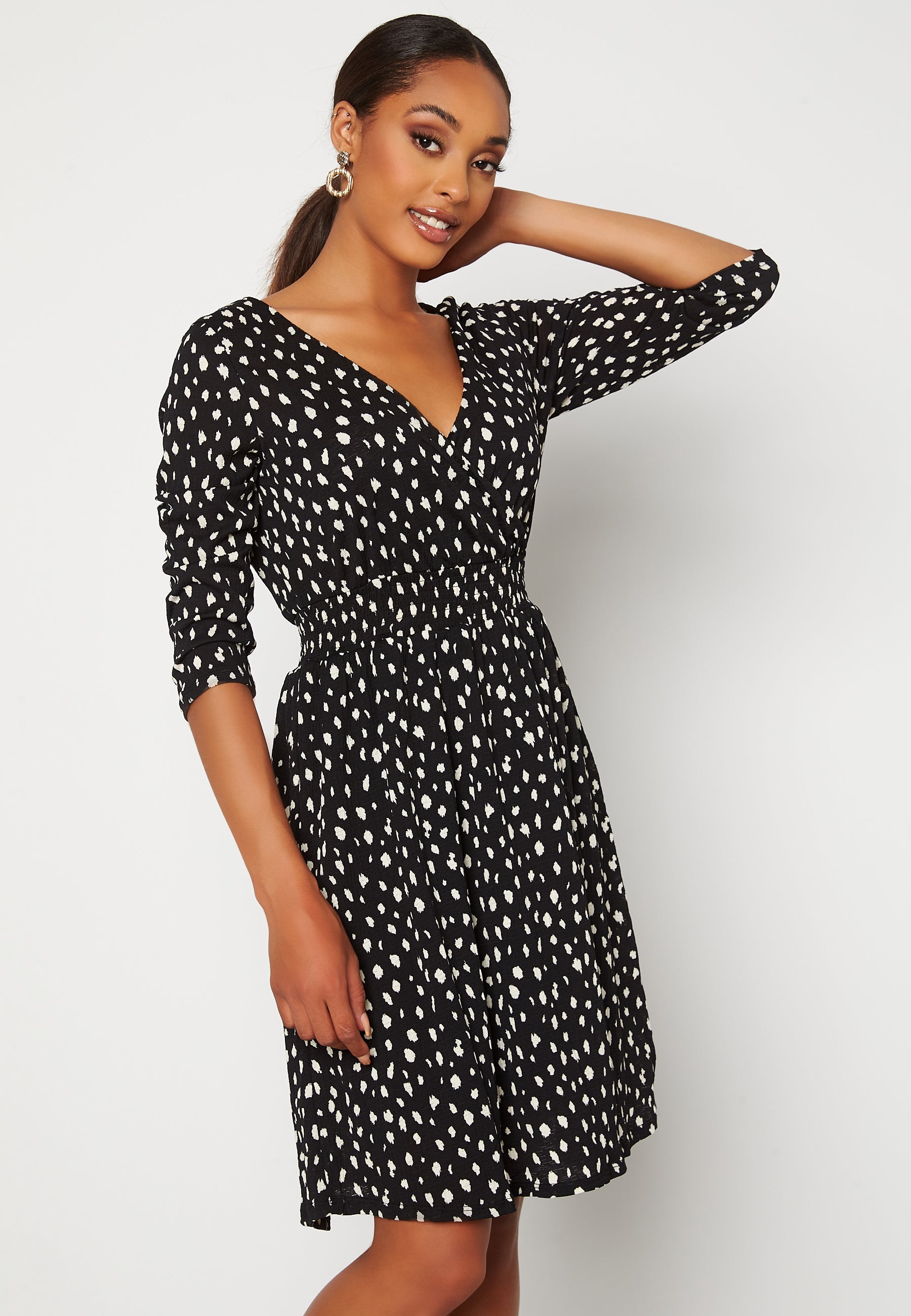 ONLY Pella 3/4 Wrap Short Dress