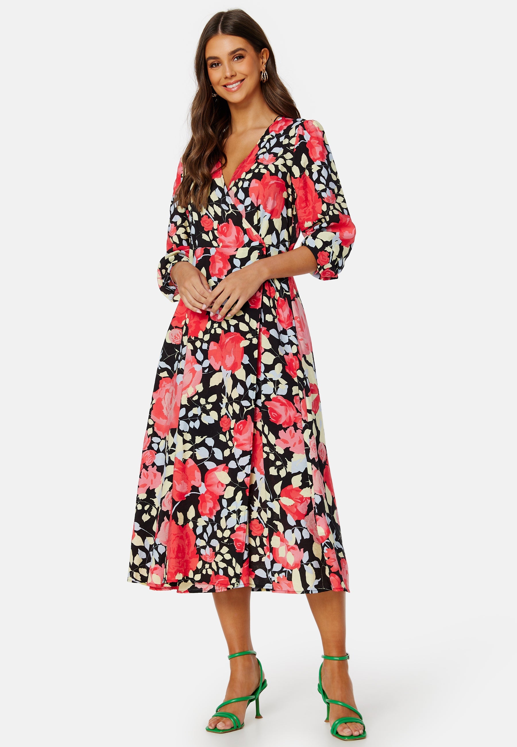 OBJECT Limone L/S Midi Dress