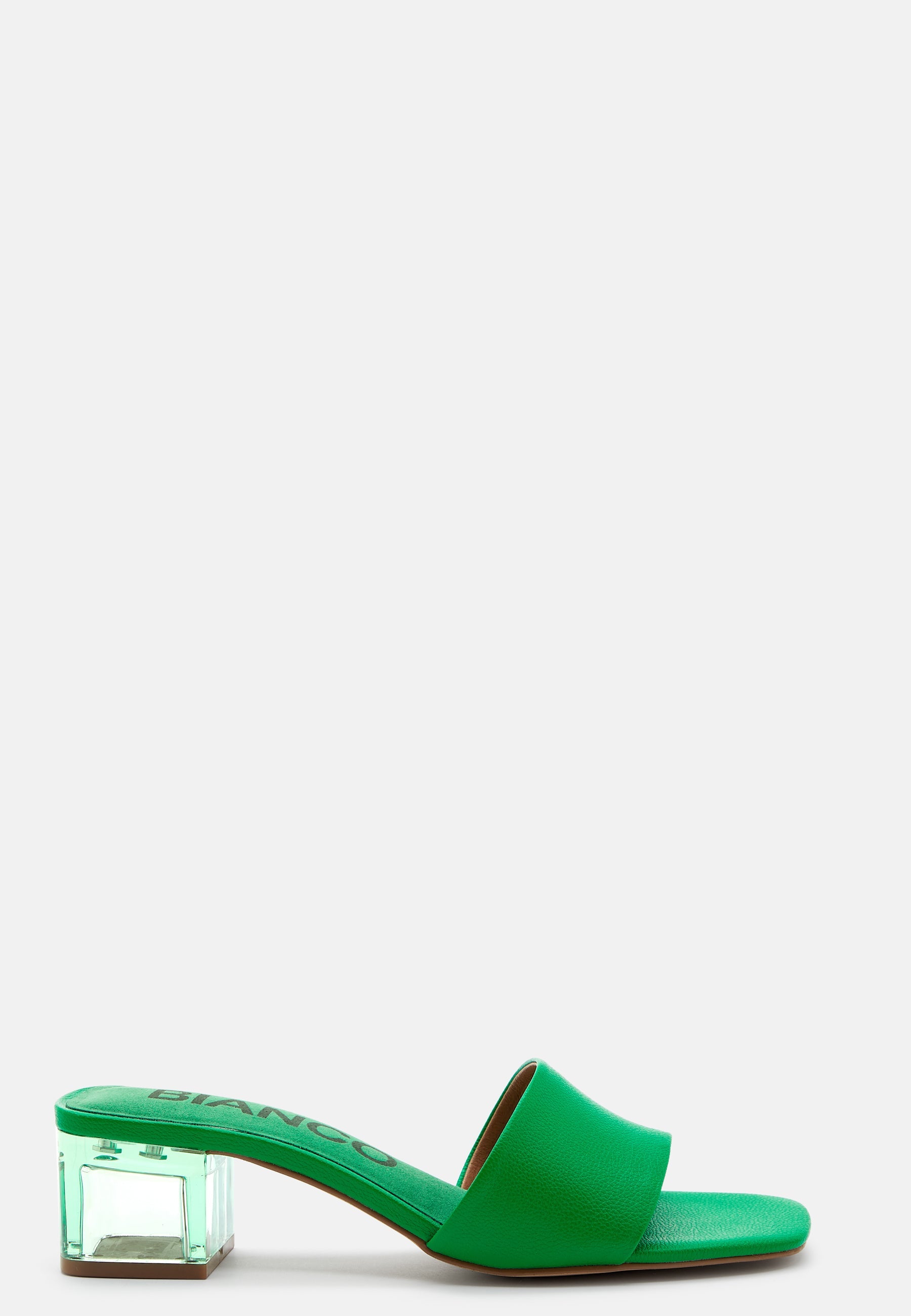 Bianco Foxy Square Mule