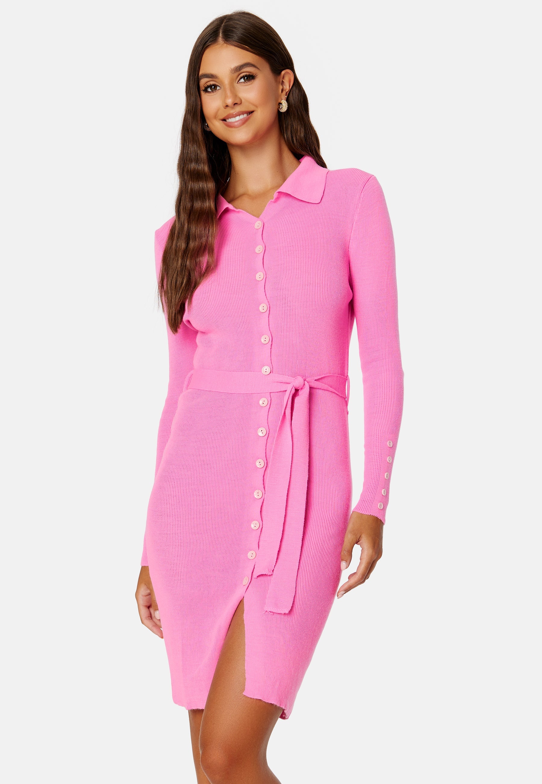 Trendyol Clara Knitted Shirt Dress