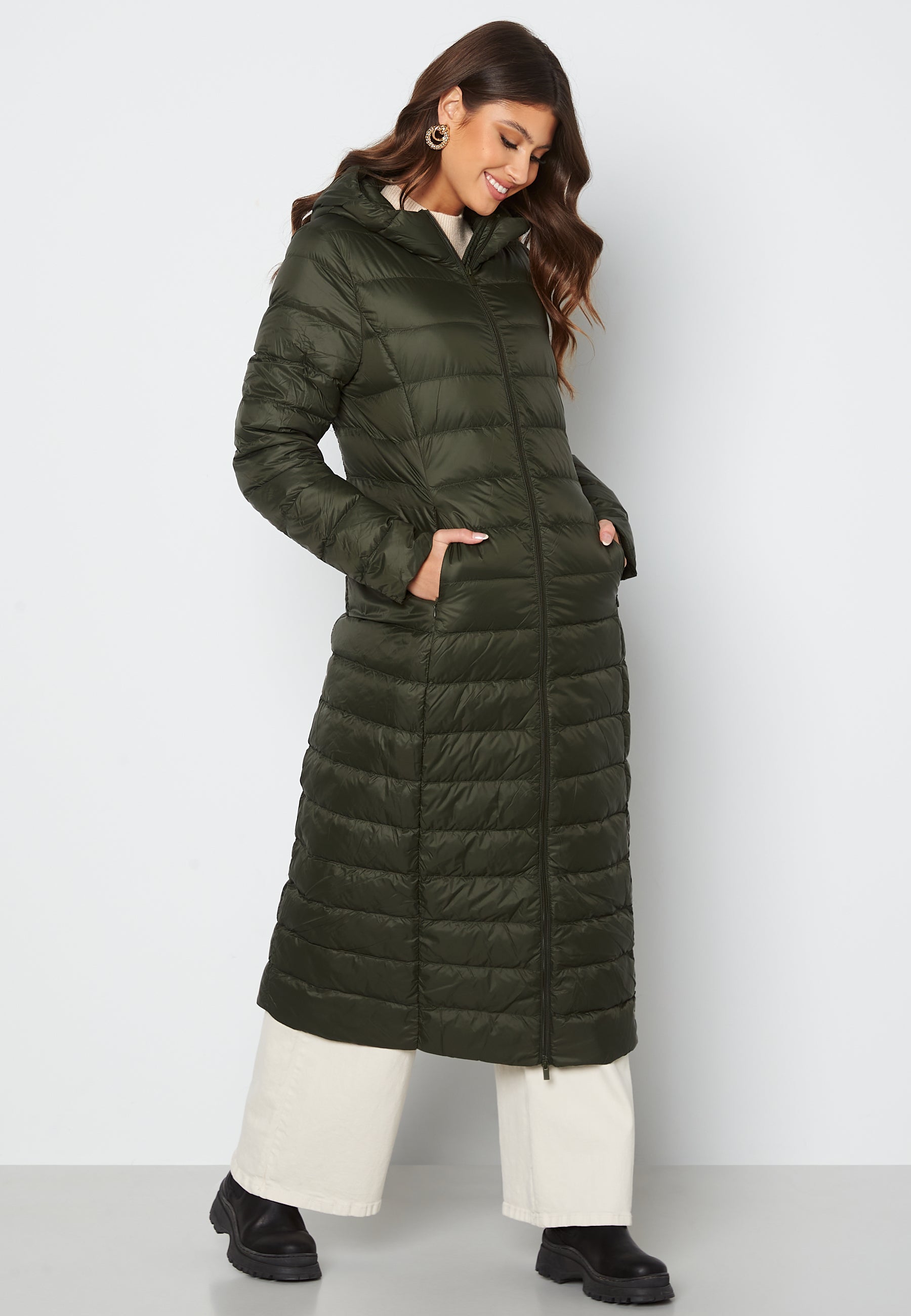 VILA Manya New Long Light Down Jacket