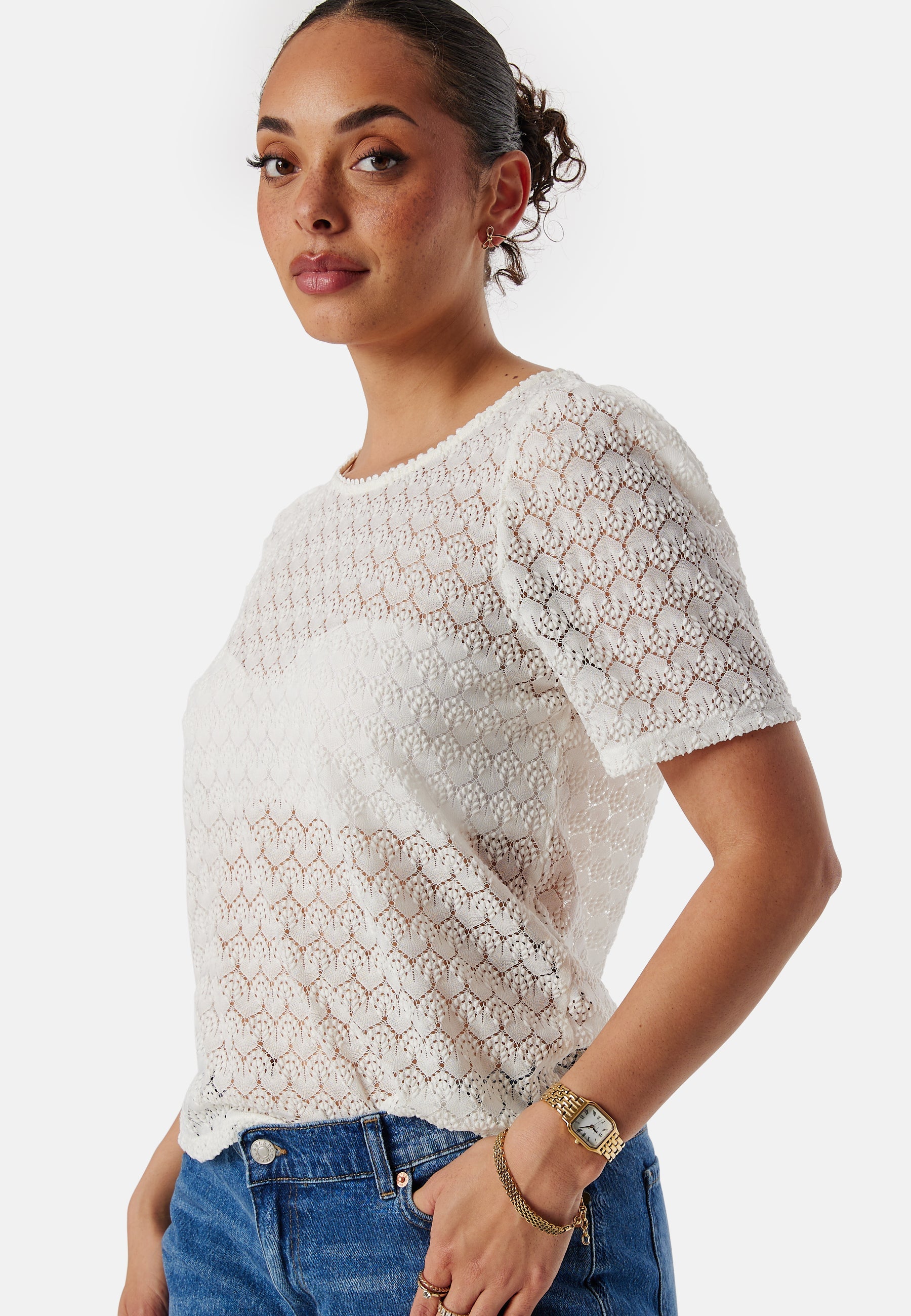 ONLY Onllea S/S Ruffles Top