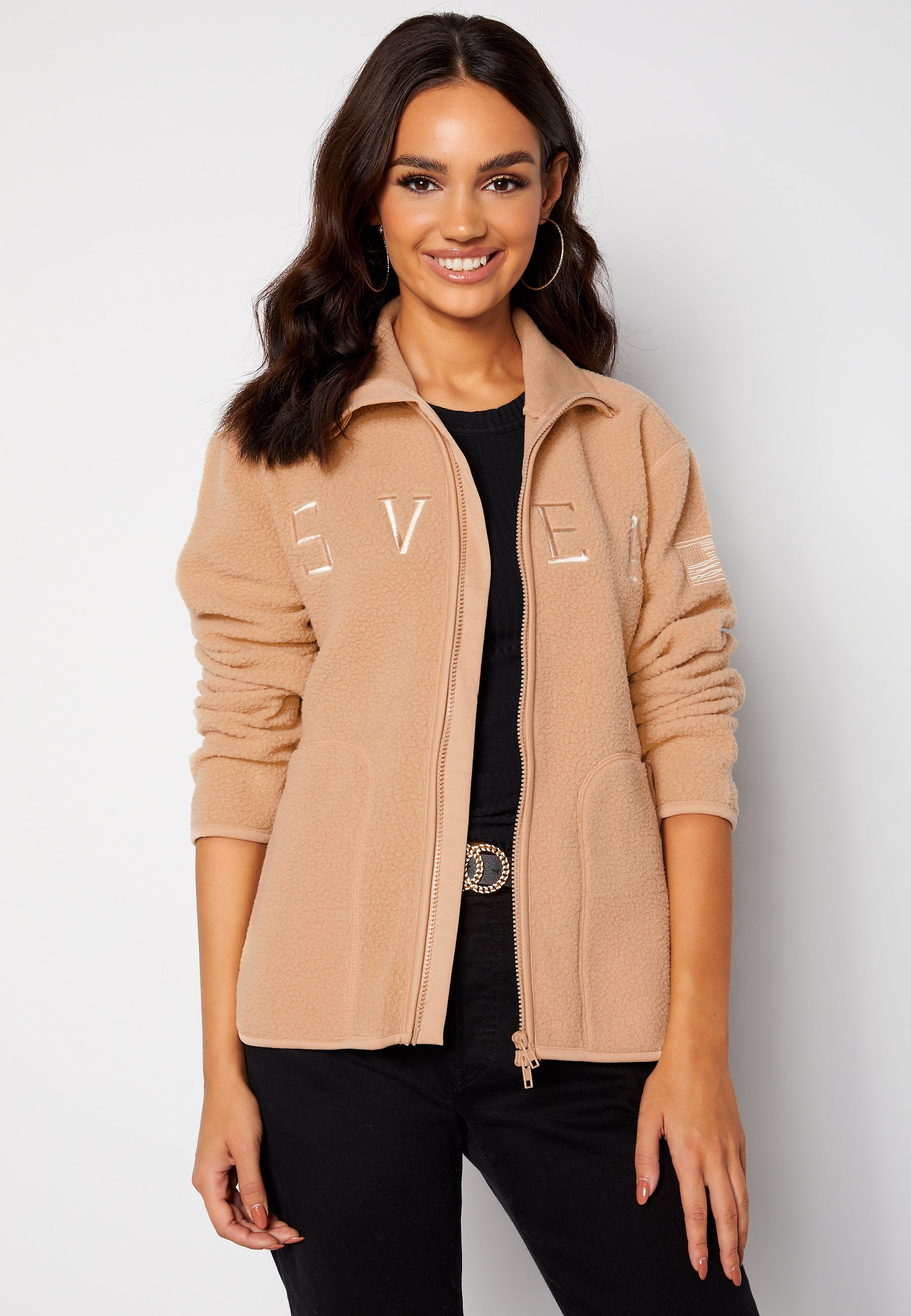 Svea W. Pile Turtle Zip Sweat