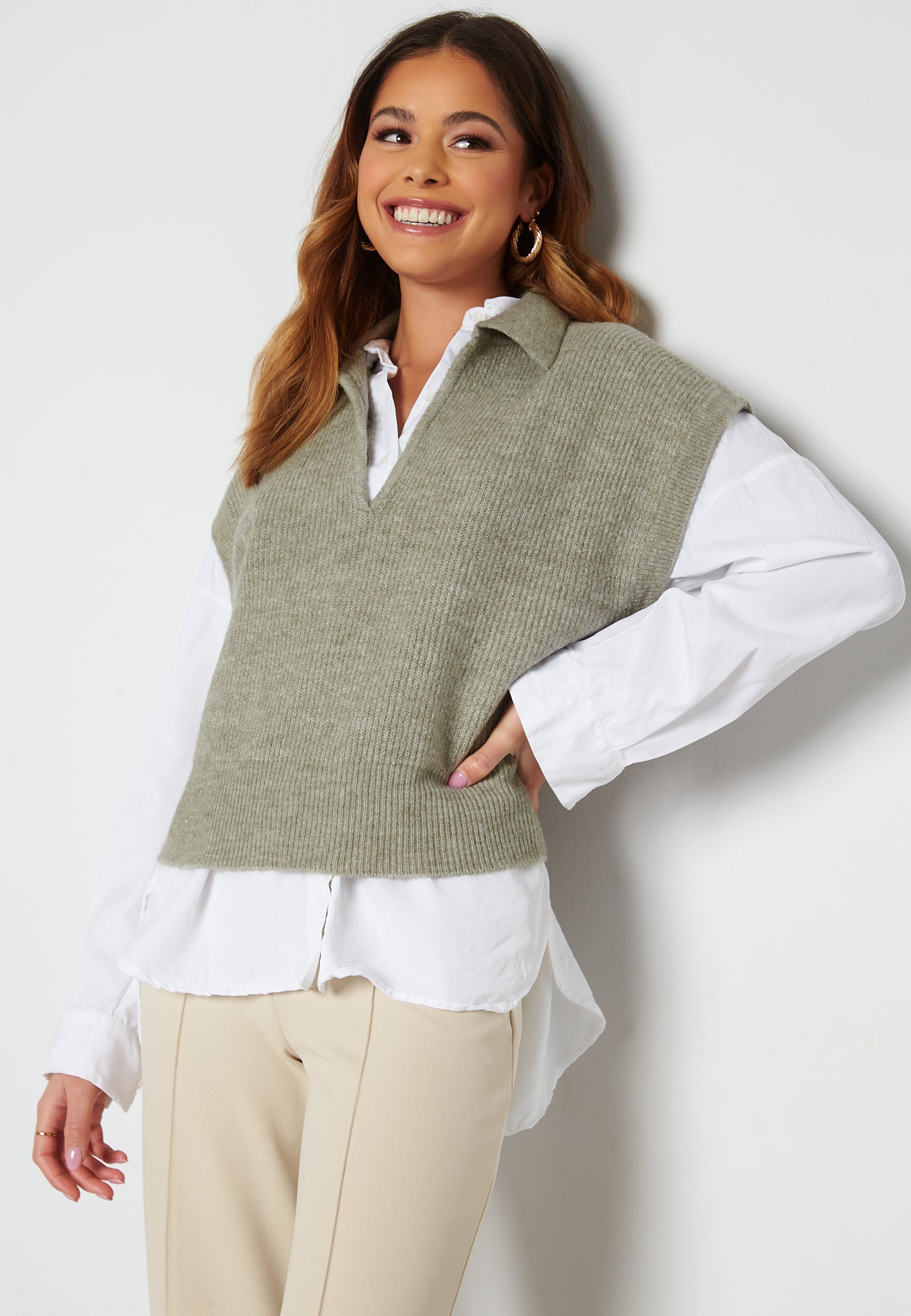 ONLY Mayse Polo Knit Pullover