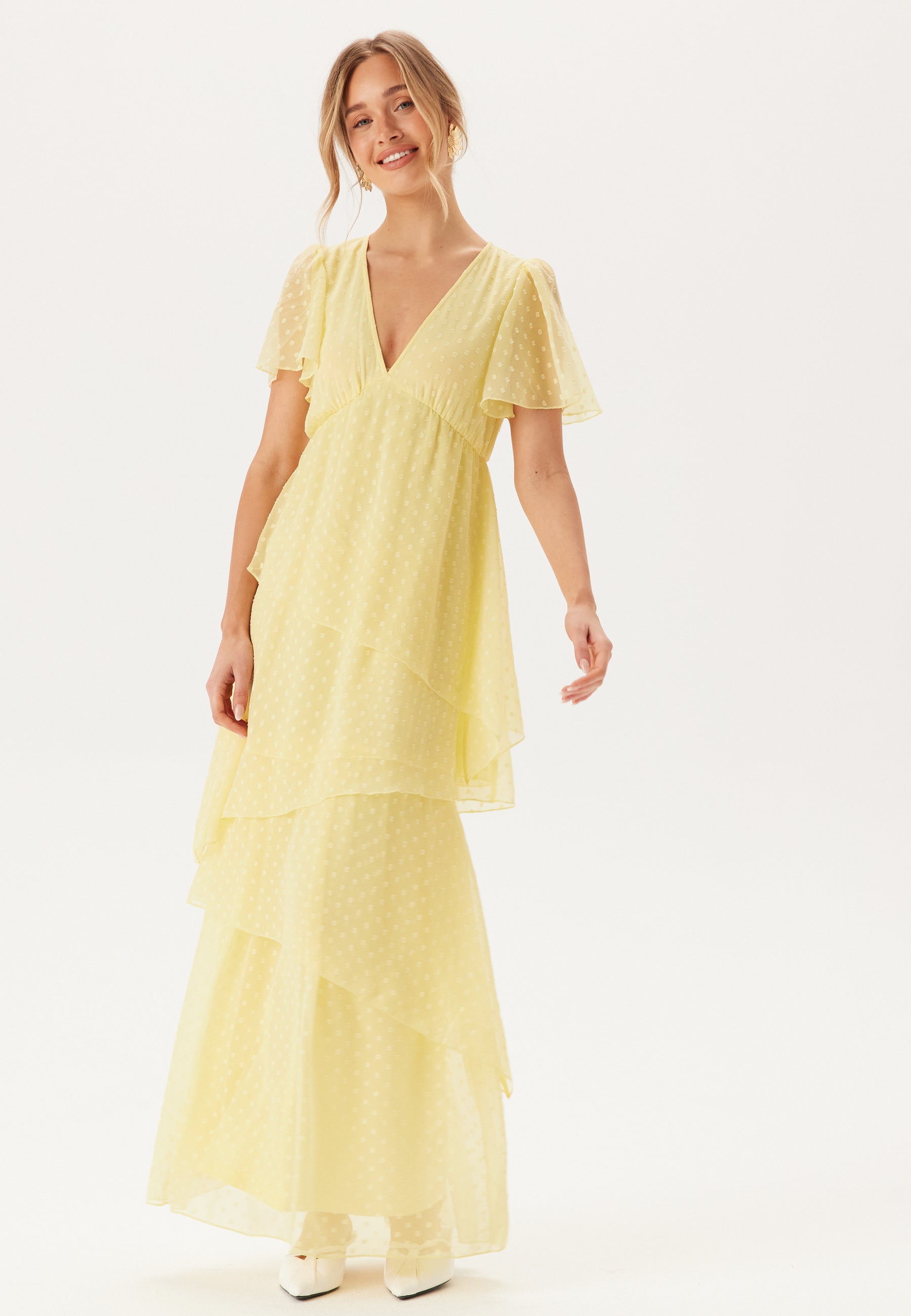 VILA Vidobby S/S ANKEL LAYER DRESS